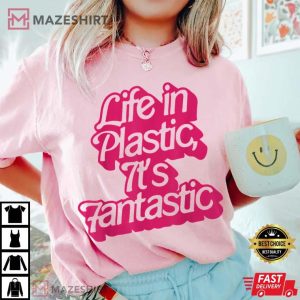 Aqua Barbie Girl Life In Plastic It's Fantastic T Shirt (2)