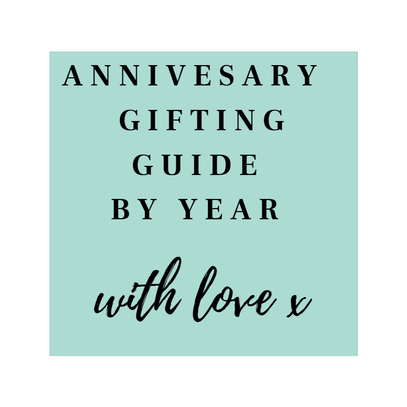 wedding anniversary gifts by year