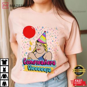 Wendy Guevara Cumpleaños Regalos en Español Latina T shirt (4)