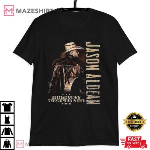 Jason Aldean Highway Desperado Tour T Shirt (1)