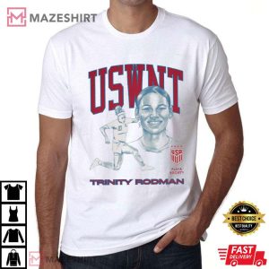 Offical Playa Society USWNT Trinity Rodman T Shirt (1)