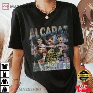 Carlos Alcaraz 90s Bootleg Y2k Tennis T Shirt (3)