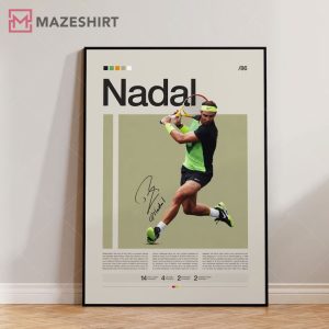 Rafael Nadal Tennis Modern Sport Poster