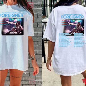 Foreigner The Histroric Farewell Tour 2023 T Shirt (1)