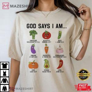 Christian Jesus God Says I am Enough T Shirt (3)