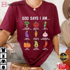 Christian Jesus God Says I am Enough T Shirt (4)