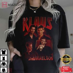 Klaus Mikaelson Vingtage Merch T Shirt (1)