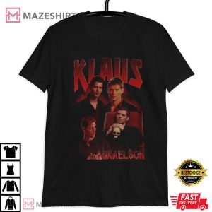 Klaus Mikaelson Vingtage Merch T Shirt (3)