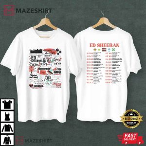 Ed Sheeran Mathematics Concert Tour 2 Sides T Shirt (1)