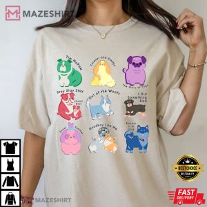 Swiftie Merch Dog Puns As Taylor Albums T Shirt (4)