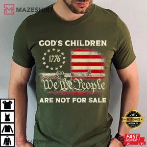Sound Of Freedom God's Children Are Not For Sale T Shirt (3)