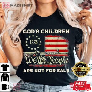 Sound Of Freedom God's Children Are Not For Sale T Shirt (4)
