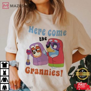Bluey Here Come The Grannies T Shirt (3)