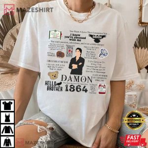 Damon Salvatore I Know You Are Obsessed With Me T Shirt (1)