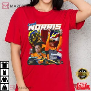 Lando Norris McLaren Racing Grand Prix F1 T Shirt (3)