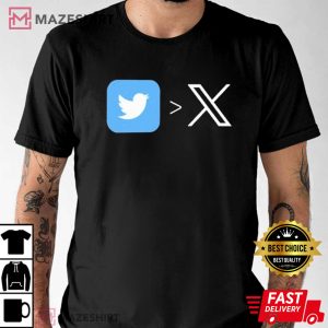 Elon Official Twitter’s Bird To X Logo T shirt (1)