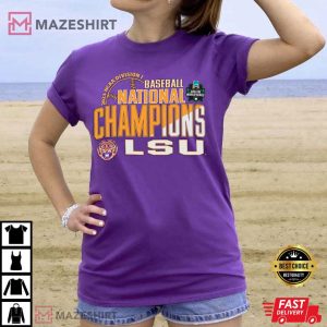 Lsu Tiger Baseball National Championship World Series 2023 T Shirt (2)