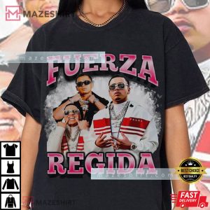 Fuerza Regida Playera Regional Mexicano Vintage T-Shirt