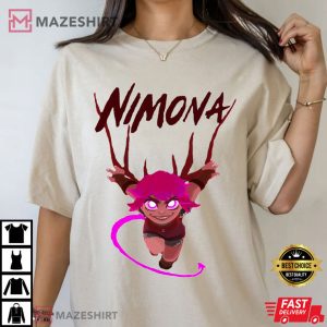 Nimona Anti Hero Cartoon Comic T Shirt (1)