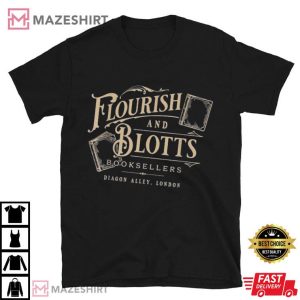 Flourish And Blotts Harry Potter T Shirt (2)