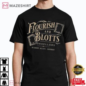 Flourish And Blotts Harry Potter T Shirt (4)