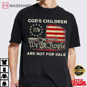 Sound Of Freedom God's Children Are Not For Sale T Shirt (5)
