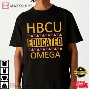 HBCU Educated Omega Psi Phi Vintage T Shirt (2)