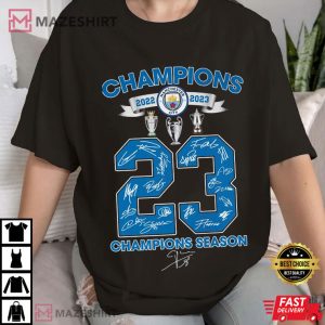 Manchester City 2023 UEFA Champions League T Shirt (2)