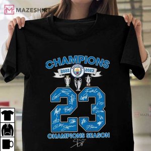 Manchester City 2023 UEFA Champions League T Shirt (3)