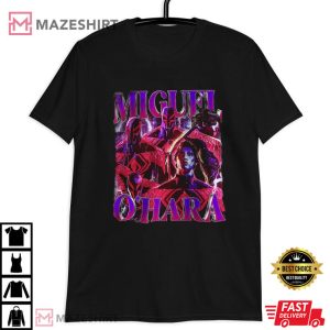 Miguel O'Hara Spider man Across The Spider Verse T Shirt (3)