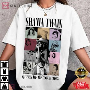 Shania Twain Queen Of Me Tour 2023 T Shirt (1)