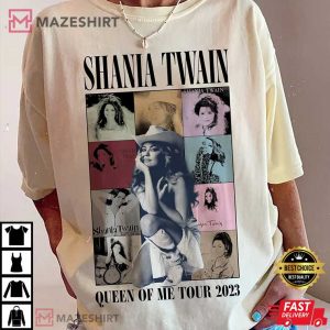 Shania Twain Queen Of Me Tour 2023 T Shirt (3)