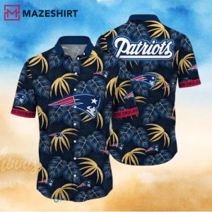 New England Patriots NFL Flower Hawaiian Shirt