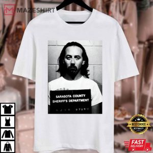 Pee Wee Herman Paul Reubens Mugshot T Shirt (3)