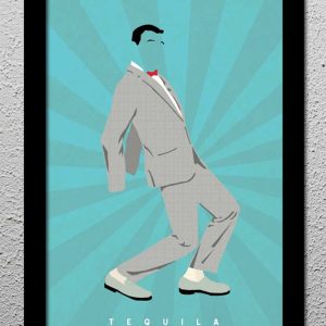 Paul Reubens Pee Wee Herman Tequila Poster (2)