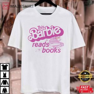 This Barbie Reads Books Gift For Book Lover T Shirt (2)