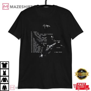 Travis Scott Utopia Album Tracklist T Shirt (3)