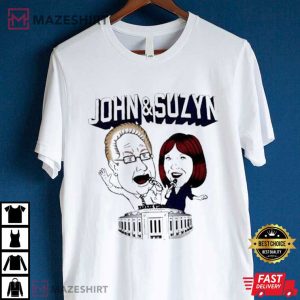 John And Suzyn New York Yankees Night Presented T Shirt (3)