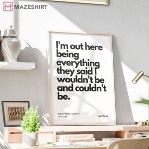 Drake Minimalist Lyrics Poster (4)