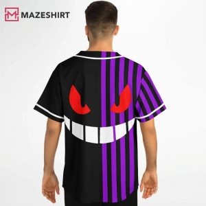 Gengar Rave Pokemon Baseball Jersey (2)