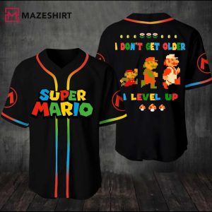 Super Mario Bros Baseball Jersey