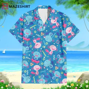 Wooper Upah Pokemon Hawaiian Shirt