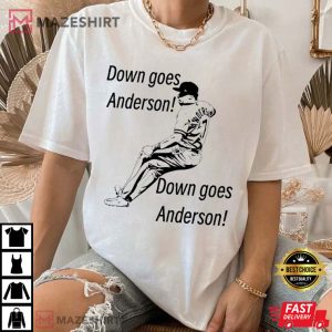 Jose Ramirez Down Goes Anderson T Shirt (2)