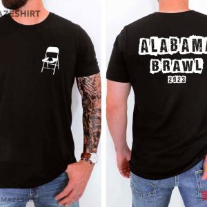 A Mass Brawl Breaks Out On Alabama Folding Chair Fight T Shirt (1)