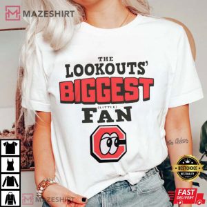 Chattanooga Lookouts Cheddar Biggest Little Fan T Shirt (1)