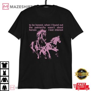 Barbie Horses Are Not The Patriarchy T Shirt (2)