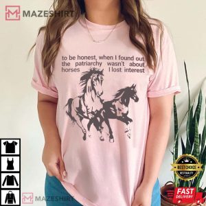 Barbie Horses Are Not The Patriarchy T Shirt (3)