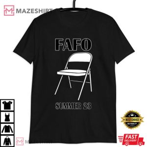 Alabama Brawl FAFO White Folding Chair T Shirt (4)