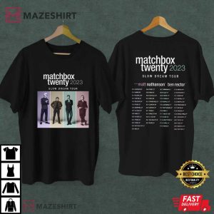 Matchbox Twenty Slow Dream Tour 2023 T Shirt (2)