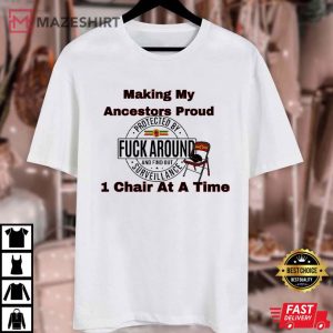 Alabama Brawl White Chair Not Our Ancestors T Shirt (1)